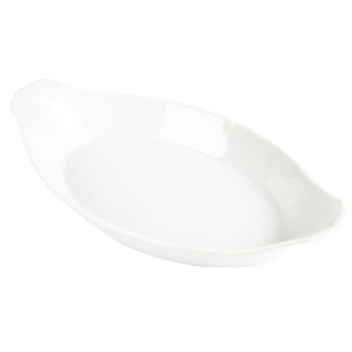 Olympia Whiteware Oval Eared Dishes 289mm (6 Pack) Olympia