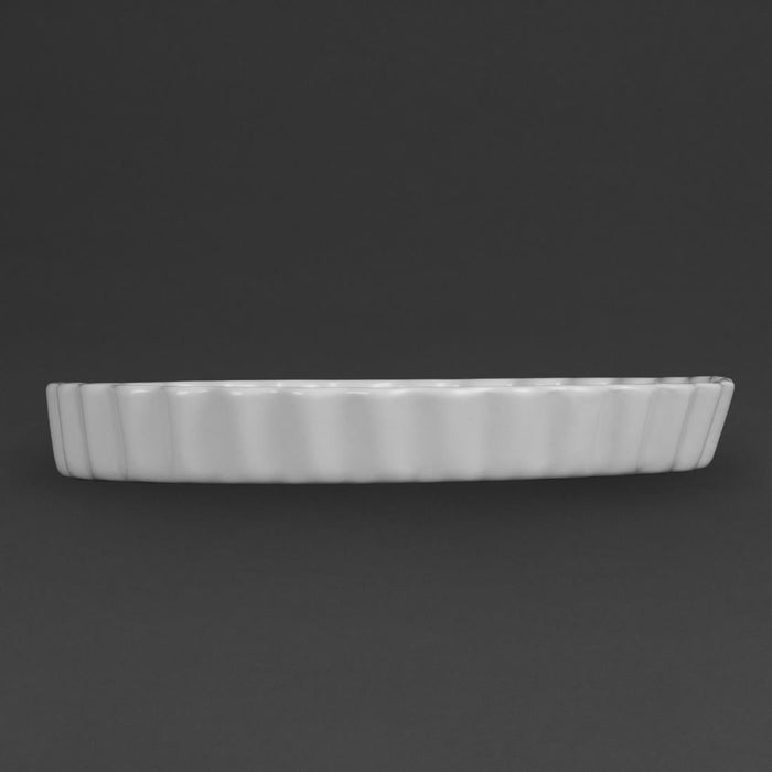 Olympia Whiteware Flan Dishes 297mm (6 Pack) Olympia