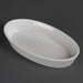Olympia Whiteware Oval Sole Dishes 195x 110mm (6 Pack) Olympia