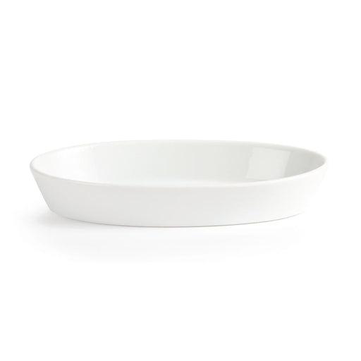 Olympia Whiteware Oval Sole Dishes 195x 110mm (6 Pack) Olympia