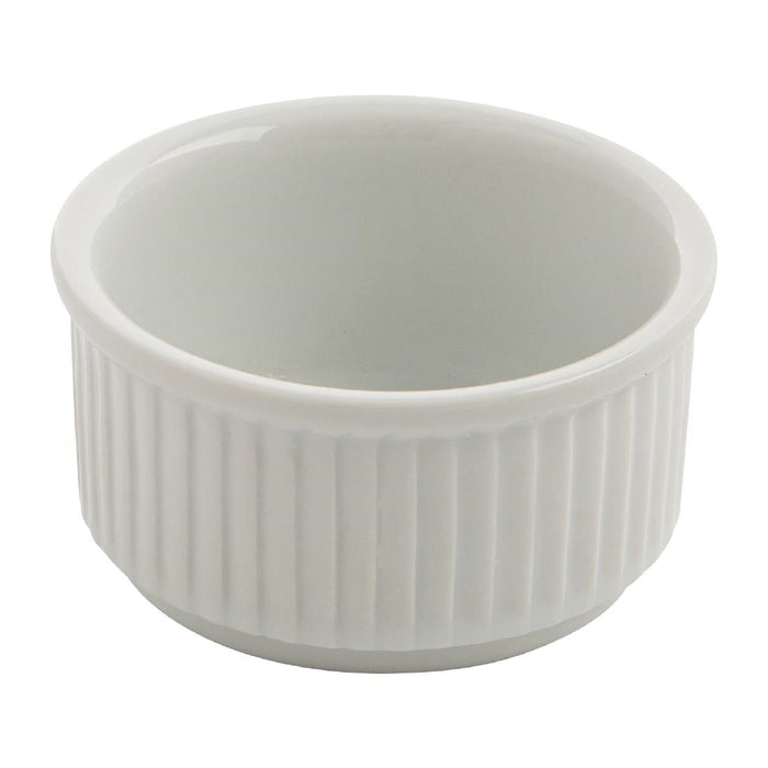 Olympia Whiteware Stacking Ramekins 85mm (12 Pack) Olympia