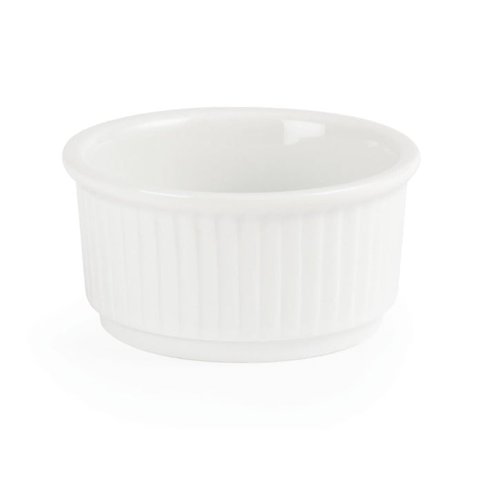 Olympia Whiteware Stacking Ramekins 85mm (12 Pack) Olympia