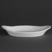 Olympia Whiteware Oval Eared Dishes 229x 127mm (6 Pack) Olympia