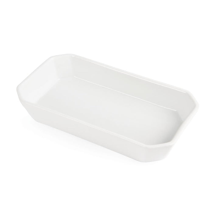 Olympia Whiteware Rectangular Hors d'Oeuvre Dishes 235x 122mm (6 Pack) Olympia