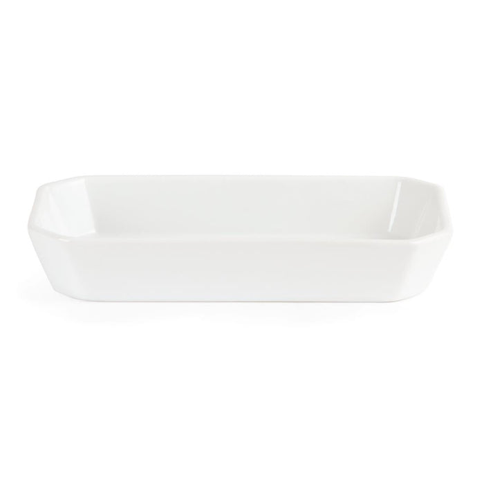 Olympia Whiteware Rectangular Hors d'Oeuvre Dishes 235x 122mm (6 Pack) Olympia