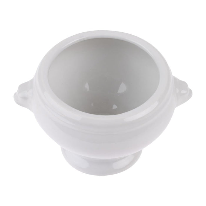 Olympia Whiteware Lion Head Soup Bowls 475ml/16.5oz (6 Pack) Olympia