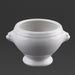 Olympia Whiteware Lion Head Soup Bowls 475ml/16.5oz (6 Pack) Olympia