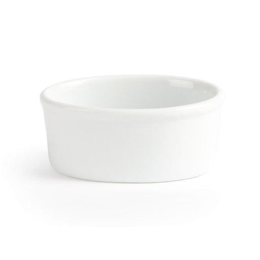 Olympia Whiteware Oval Ramekins 105mm (12 Pack) Olympia