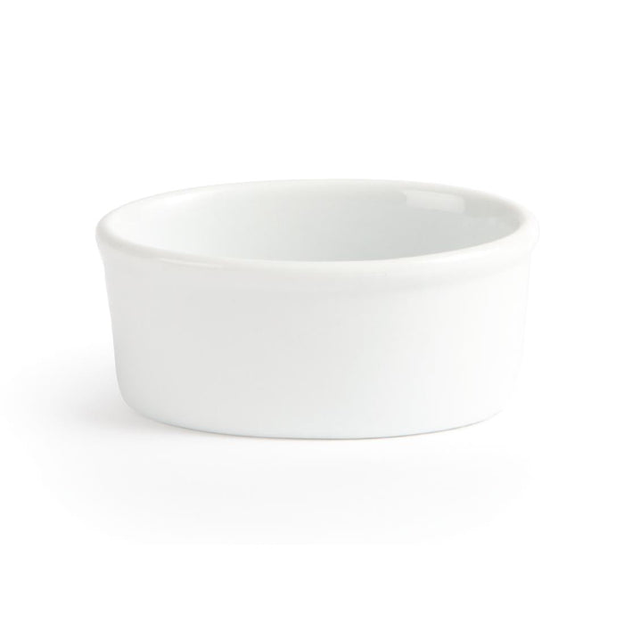 Olympia Whiteware Oval Ramekins 105mm (12 Pack) Olympia