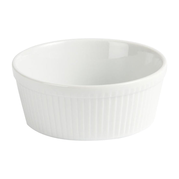 Olympia Whiteware Souffle Dishes 128mm (6 Pack) Olympia