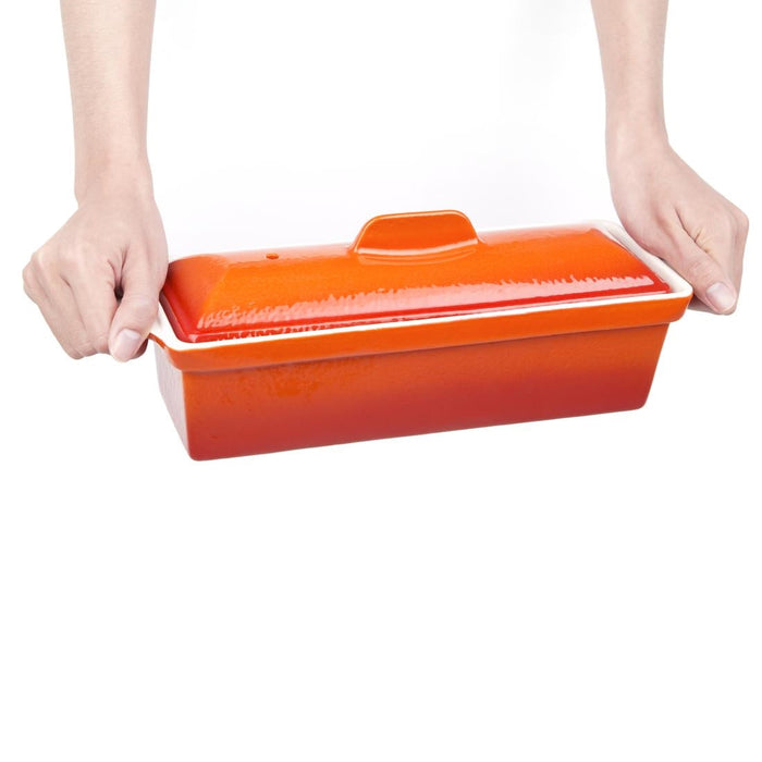 Vogue Orange Pate Terrine Mould 1.7Ltr Vogue