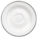 125(Ø)mm/ 5". White with black line. Pack quantity: 24.