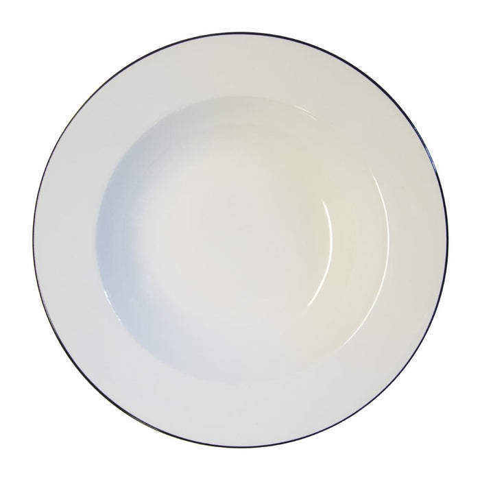 230mm/ 9". 495ml. White with black line. Pack quantity: 12.