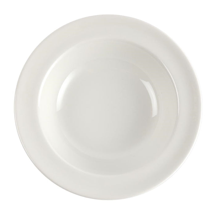 Churchill Plain Whiteware Pasta Plates 280mm (12 Pack) Churchill