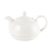 Churchill Plain Whiteware Teapots 370ml (4 Pack) Churchill