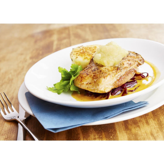 Olympia Whiteware Coupe Plates 230mm (12 Pack) Olympia