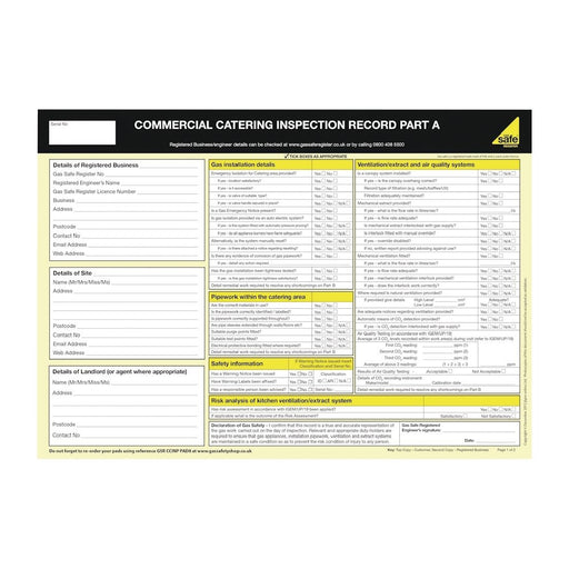 Annual Gas Safety Certification of up to 10 appliances
