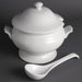Olympia Whiteware Soup Tureen and Ladle 2.5Ltr 88oz Olympia