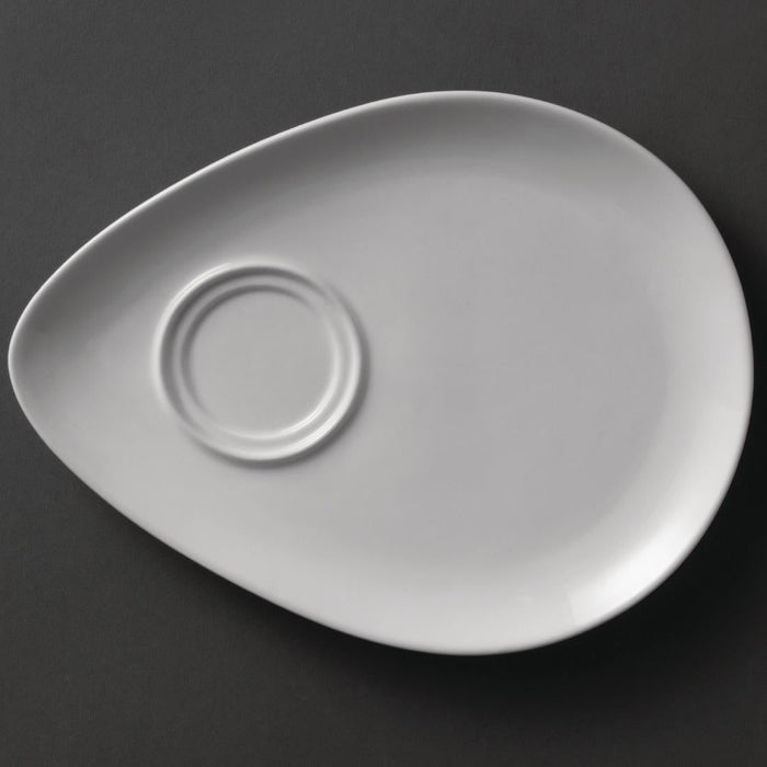 Olympia Whiteware Snack Plates 240mm (12 Pack) Olympia
