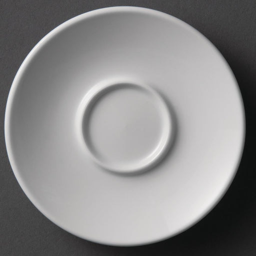 Size: 120(Ø)mm/ 4 3/4". Fits cup Y111. Pack Quantity: 12. Lifetime Edge-Chip Warranty