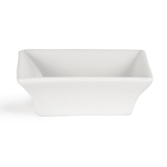 Olympia Whiteware Miniature Square Dishes 75mm (12 Pack) Olympia