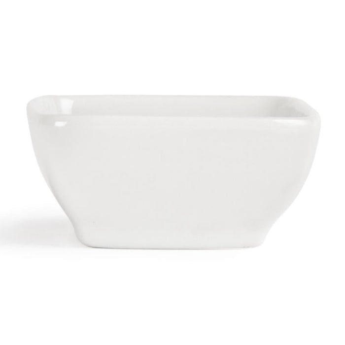 Olympia Whiteware Miniature Rounded Square Dishes 60mm (12 Pack) Olympia