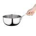 Vogue Stainless Steel & Aluminium Tri-Wall Flared Sauté Pan 20cm Vogue