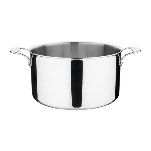 Capacity: 9.5Ltr. Material: 304 & 430 Stainless Steel and Aluminium. Induction Compatible. Compatible with Lid: Y426