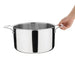 Vogue Stainless Steel & Aluminium Tri-Wall Stew Pan 28cm Vogue