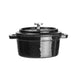 Vogue Cast Iron Round Mini Pot Black Vogue