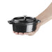 Vogue Cast Iron Oval Mini Pot Black Vogue