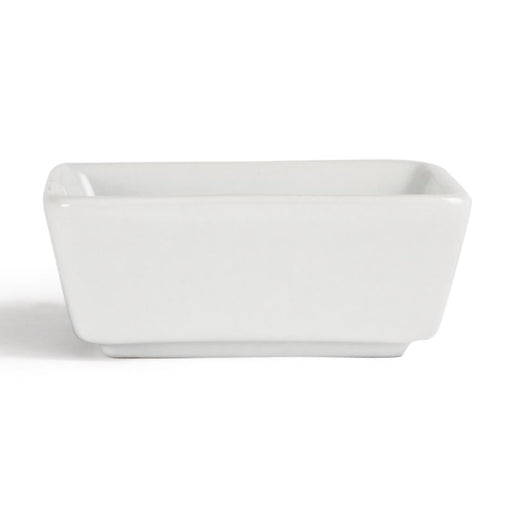 Olympia Mini Square Dishes White 90ml 85mm (12 Pack) Olympia
