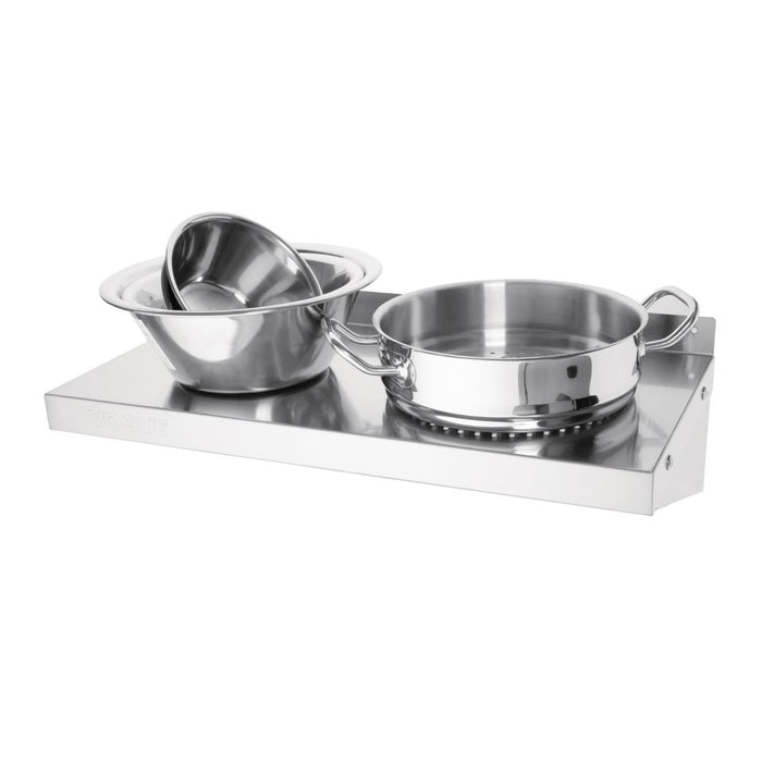 Vogue Stainless Steel Kitchen Shelf 600mm Vogue
