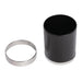 Bolero Waste Paper Bin Black with Silver Rim 10.2Ltr Bolero