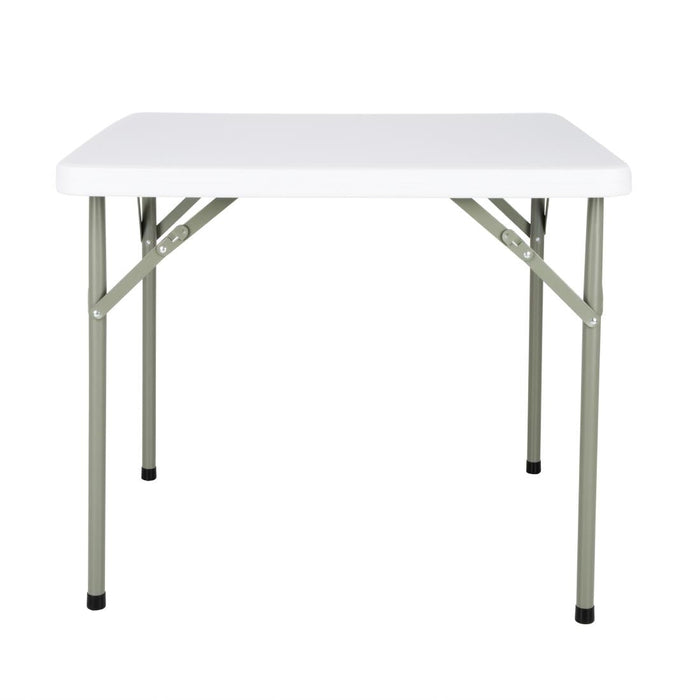 Bolero HDPE Square Folding Table 3ft White (Single) Bolero