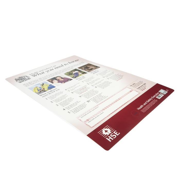 Health & Safety Law Poster A2 HSE