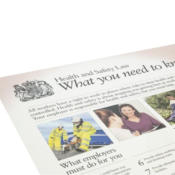 Health & Safety Law Poster A2 HSE