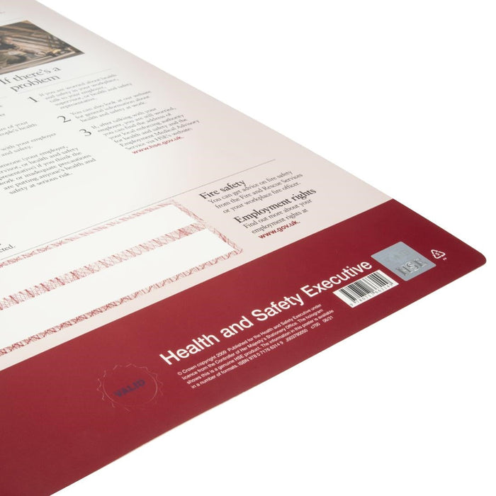 Health & Safety Law Poster A2 HSE