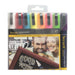 Securit Chalkmaster 6mm Liquid Chalk Pens Assorted Colours (8 Pack) Securit