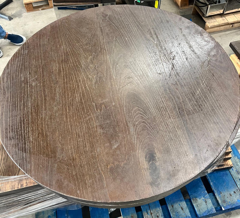 Round Table Top Dark Brown 90 cm Canmac Refurbished
