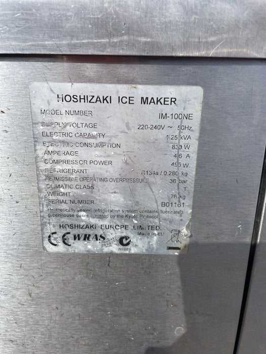Commercial Hoshizaki IM-100NE Self Contained Cube Ice Maker- Refurbished
