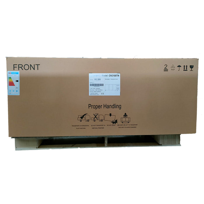 221011 - 3 Door Refrigerated Counter - 418L (GN3100TN)