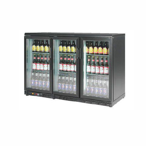 Back Bar Cooler - Electric - 3 Hinged Doors - 295 lt - 240 Bottles - DBB-350 | Canmac