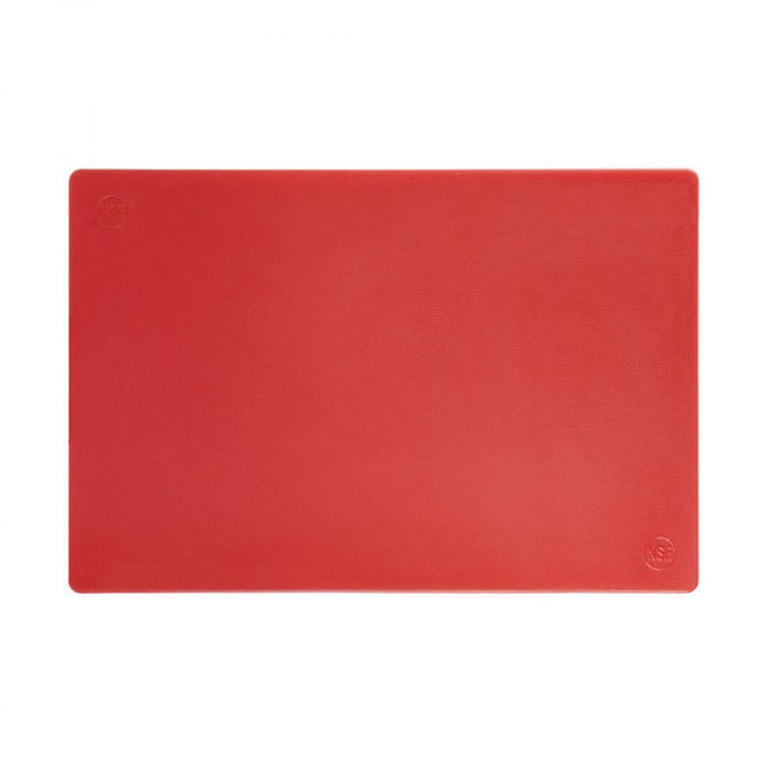 400mm x 300mm x 20mm Commercial Chopping  Board in Red