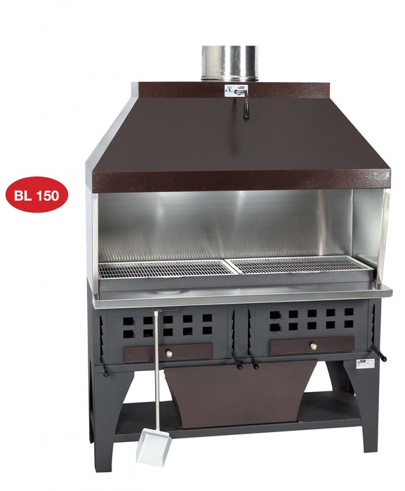 Peva BL120 Charcoal chargrill with Decorative canopy