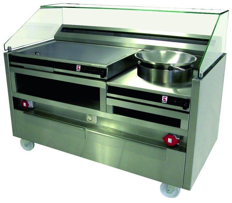 UBert CAM1100 - Mobile front of house cooking extraction unit