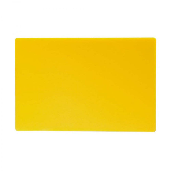 400mm x 300mm x 20mm Commercial Chopping Board in Yellow