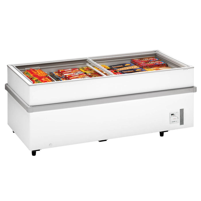 Arcaboa 900 Chv Wh Commercial Glass Lid Chest Freezers