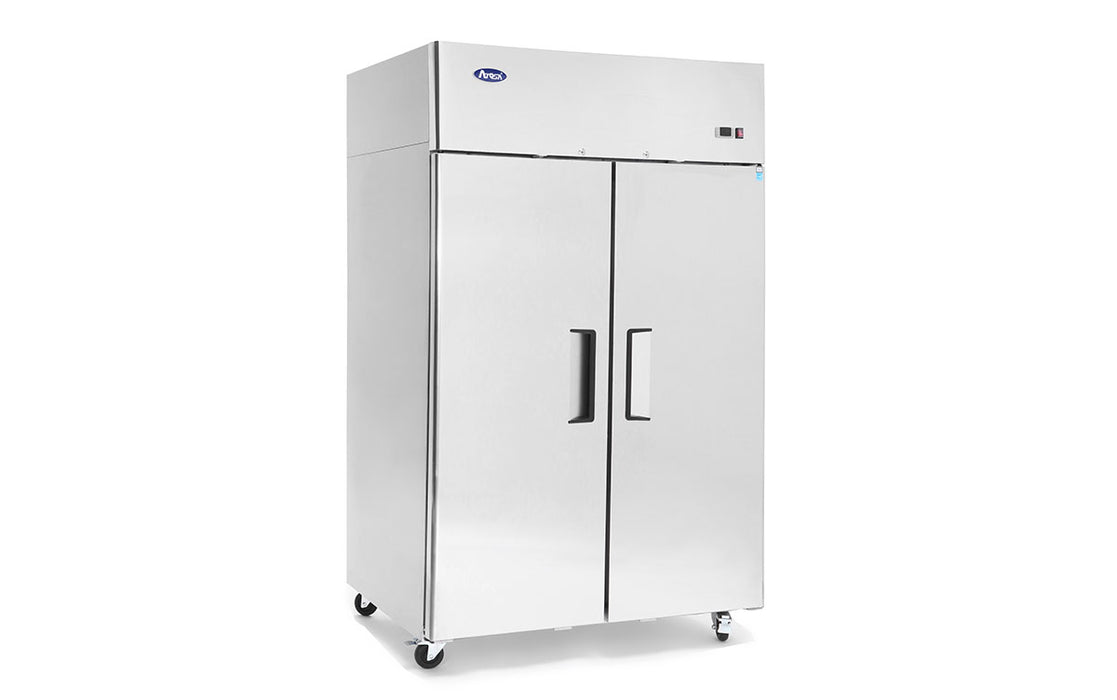 Atosa YBF9219GR Slimline Upright Double Door Freezer 900ltrs