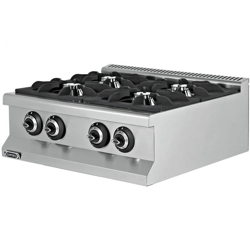 Professional Gas cooker 4 burners 25.3kW - 7KG020 - Canmac Catering